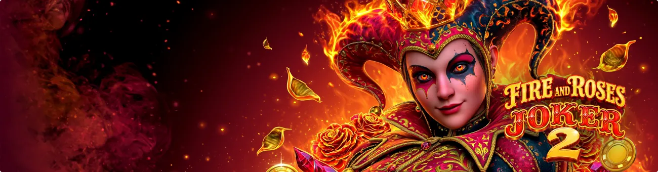 Fire and roses joker 2 slot Banner 5